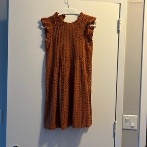 Madewell eyelet dress with slip. very cute! worn only one time…like new